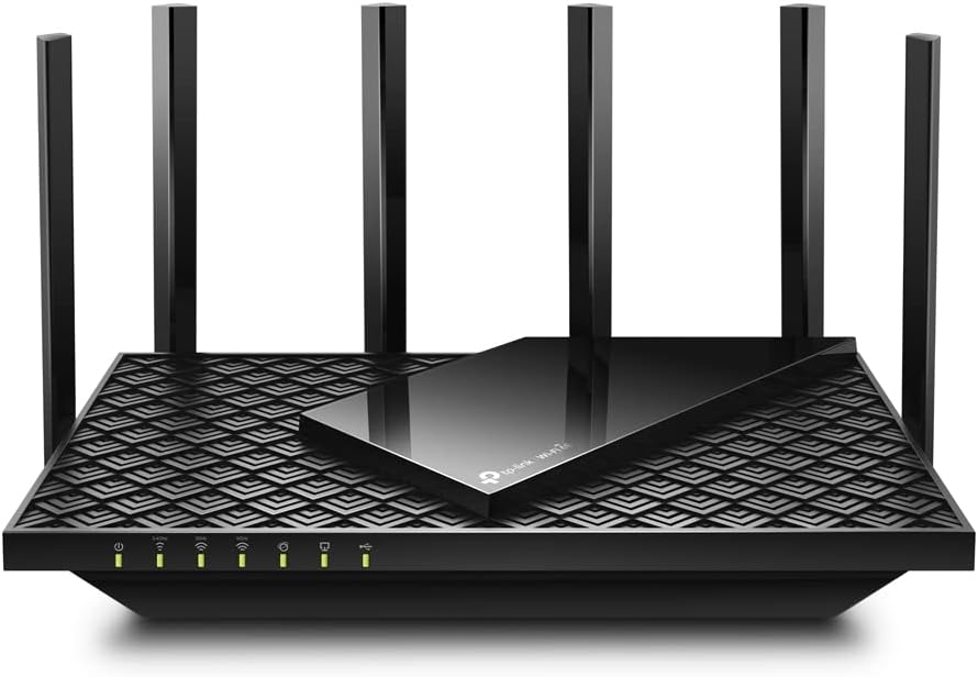 TP-Link AXE5400 Tri-Band Wi-Fi 6E Router 5400Mbps 5x Gigabit USB 3.0 Renewed