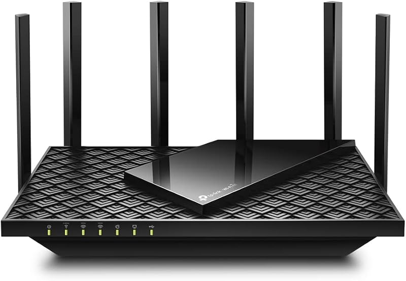 TP-Link AXE5400 Tri-Band Wi-Fi 6E Router 5400Mbps 5x Gigabit USB 3.0 Renewed