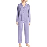 Pintage Women's Petite Pajamas Set Petite Size Long Sleeve