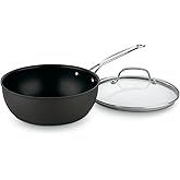 Cuisinart 635-24 Chef's Classic Nonstick Hard-Anodized 3-Quart Chef's Pan with Cover