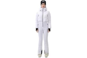 HIGH EXPERIENCE Womens Ski Suit One Piece Snowsuit Snow Slim Jumpsuits Snowboard Outfit Waterproof Insulated Winter Warm