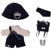 niannyyhouse OB11 Doll Clothes, 1/12 Scale BJD Outfit, 4.3 inch Action Figure Accessories (D1)