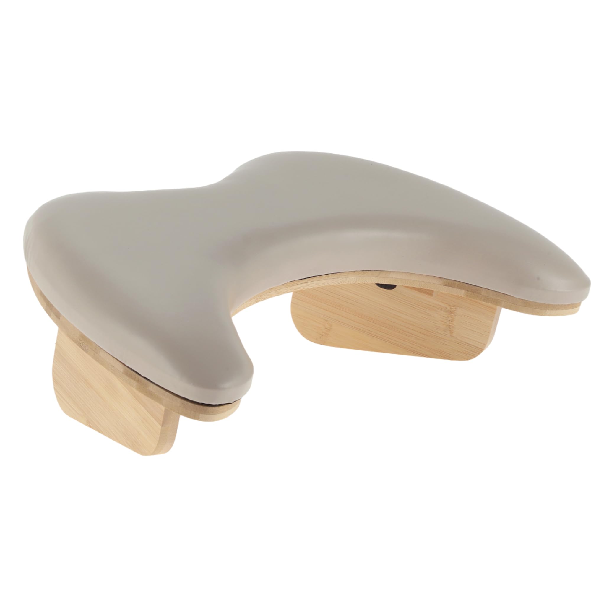 VOCOSTE Arm Rest for Nails Tech, U Shaped Nail Arm Rest, Coffee Color