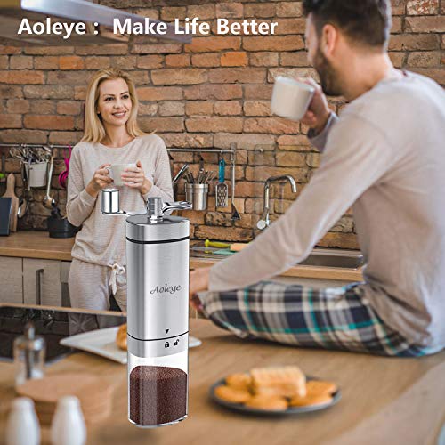 Manual Coffee Grinder Hand Coffee Bean Blade Grinders with Ceramic