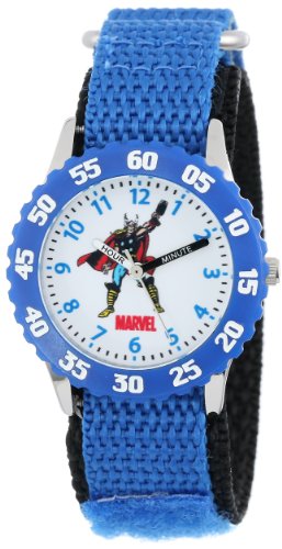 Marvel Kids' W000130 Thor Stainless Steel Time Teacher Watch