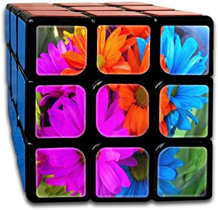 Speed Cube Colored Sand Beaches Creative 3 X 3 Rubik's Cube For Kids (Sticker)