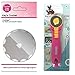 Kay's Crochet Edge Fleece Blade with Kay's 45mm Rotary Cutter Makes Perfect Holes for Crochet Edge Projects
