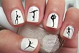 Gymnastics Child Size Nail Art Decals