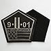 SpaceAuto Never Forget The September 11 Attacks The Pentagon 9/11 Nation Tactical Morale Desert Badge Hook & Loop Embroidery Patch 3.42