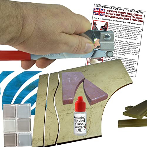 Tile Cutter Hand Tool Left Handed Cuts Floor Tile Glass Tile Cut Straight Curves Tile Cutter