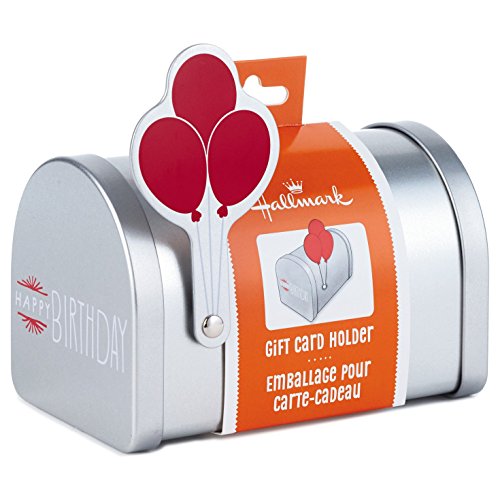 Hallmark Gift Card Holder (Miniature Mailbox With Birthday Balloons)