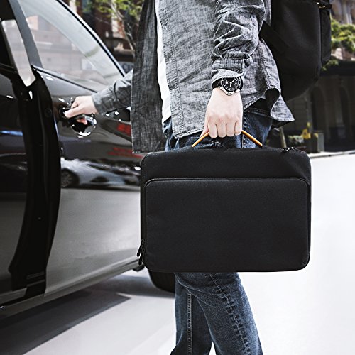 Tomtoc 360 Protective Laptop Sleeve Case Bag for New Surface Pro 2017, Surface Pro 4/ 3/ 2/ 1, Spill-Resistant 11.6 Inch Ultrabook Notebook Tablet Briefcase Cover, Black Blue