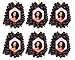 Roktress 6 Packs 8 Inch Jamaican Bounce Crochet Hair Jumpy Wand Curl Crochet Hair African Ombre Kanekalon Synthetic Crochet Braiding Hair Extensions For Black Women (8