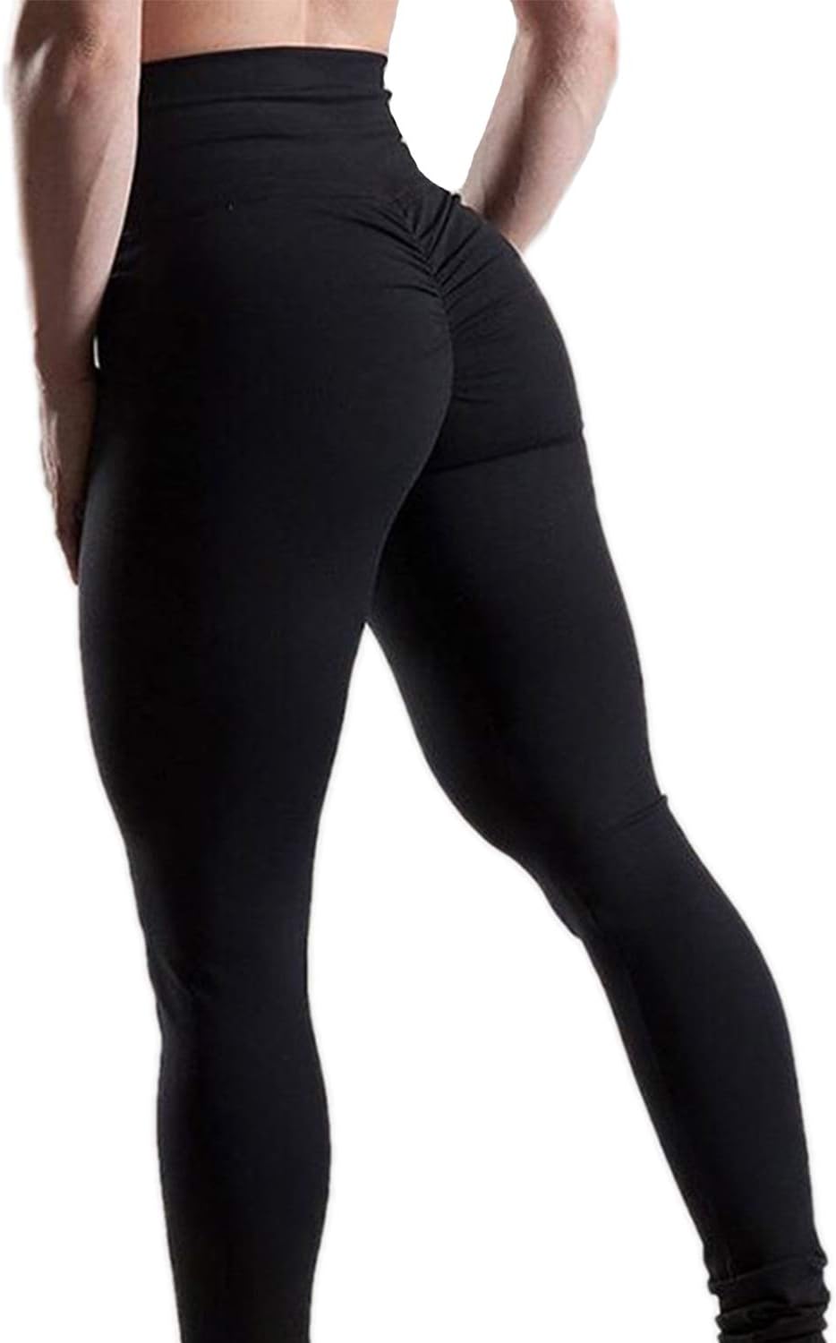 AELSON Women's High Waist Scrunch Butt Lift Legging Skinny Tights Flex Yoga Pants