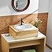 Eyekepper Commercial Waterfall Oil Rubbed Bronze Bathroom Sink Faucet Lavatory Deck Mount Single Handle One Hole