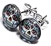 Cross Floral Skull Unisex Stainless Steel White Stud Earrings