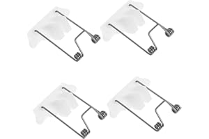 Xiaaofea 4pcs DIY Hair Trimmer Replacement Parts with Swing Head Fixed Guide Block and Tension Springs for (White)