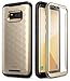 Clayco Compatible with Case for Samsung Galaxy S8 Plus (2017 Release), Full-Body Rugged Phone Case with Built-in Screen Protector[Hera Series] (Gold)