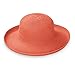 Wallaroo Hat Company Women’s Victoria Sun Hat – Packable Design and Adjustable Sizing for Medium Crown Sizes – Chic Style for Garden Parties, Beach Getaways and Outdoor Events (Coral)