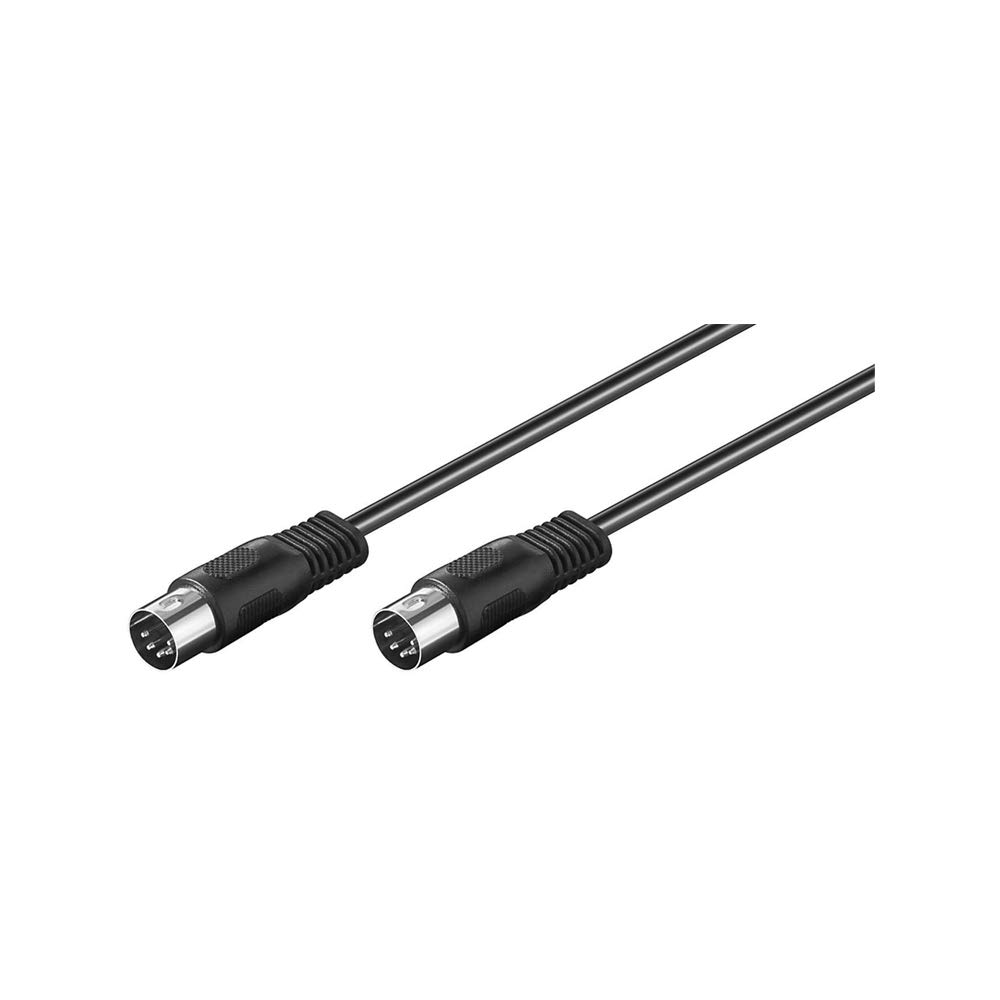 Goobay 50020 DIN Audio Connector Cable, Shielded, 1.5 m Cable Length