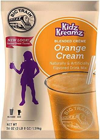 Kidz Kreamz Orange Cream Frappe Smoothie Mix 3.5 lb Bulk Bag