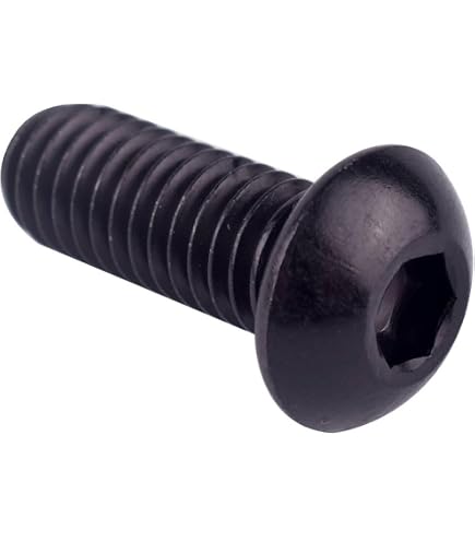 Uxcell 20 Stuks Inbuskopbouten – #6-32 X 3/8 Inch, Gelegeerd Staal, Zwart, Treksterkte 10.9