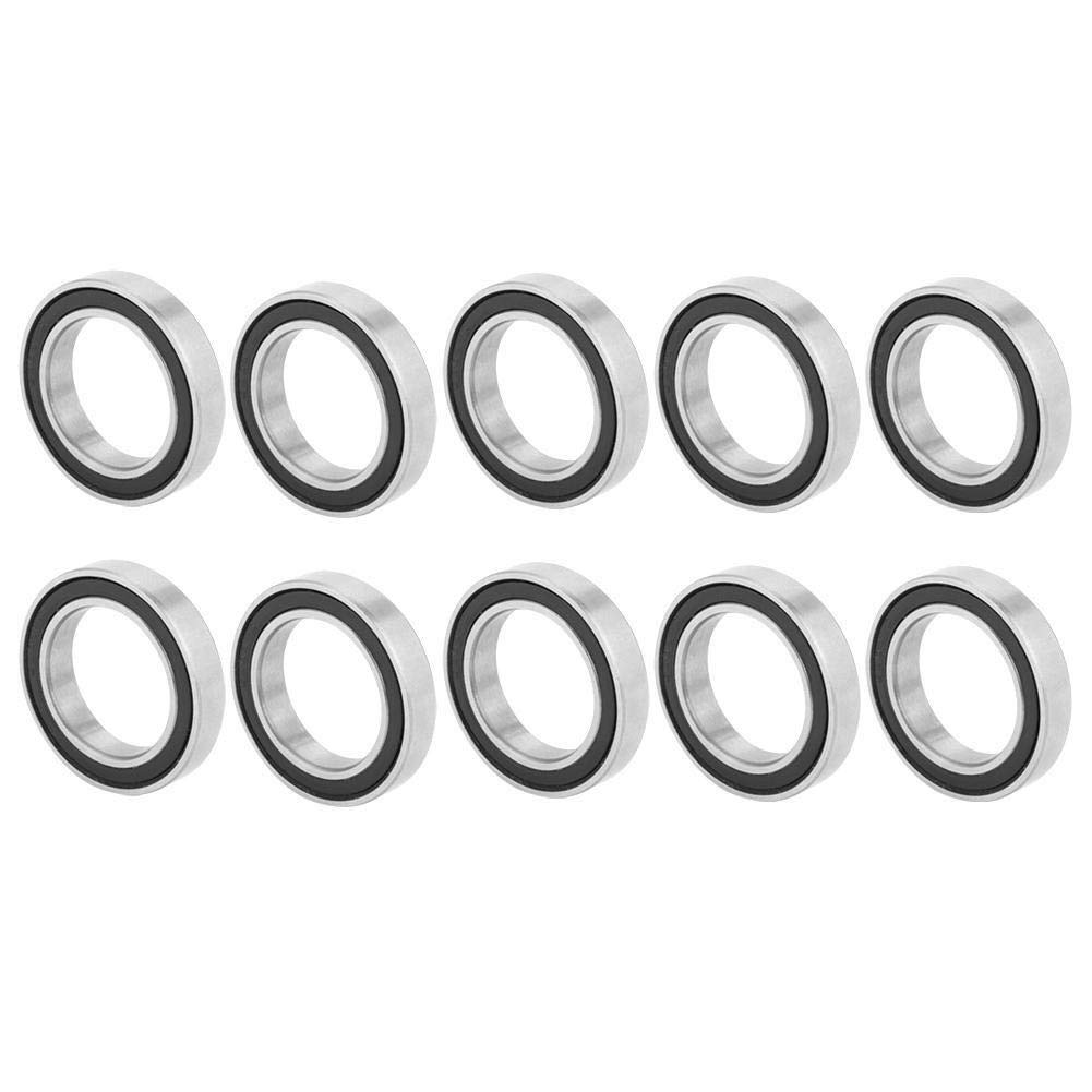 Broco 10pcs 6803-2RS Rubber Sealed Deep-Groove Ball Bearings 17mm*26mm*5mm