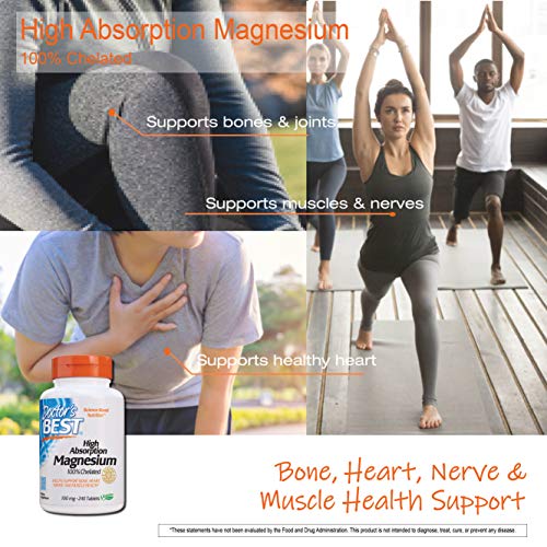 3 Doctors+Best+Absorption+Magnesium+Glycinate