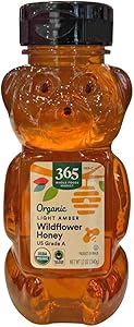 365 by Whole Foods Market, Organic Light Amber Wildflower Honey, 12 Ounce