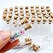 Perfect shopping 50pcs 1ml Vials Clear Glass Bottles with Corks Miniature Glass Bottle with Cork Empty Sample Jars / Message Weddings Wish Jewelry Party Favors