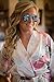 BMC 6 pc Wedding Party Colored Decal Metal Frame Aviator Style Sunglasses Set - Bridal Bunch