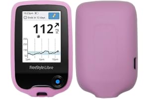 Premium Silicone Soft Case for Freestyle Libre 3 / Freestyle Libre 2 (Continuous Glucose Monitor) (Light Purple)