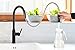 AguaStella AS81MB Matte Black Kitchen Sink Faucet with Pull Down Sprayer Single Handle High Arc