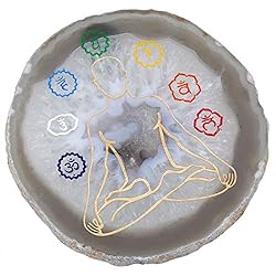 mookaitedecor Polished Agate Sliced Coasters for
