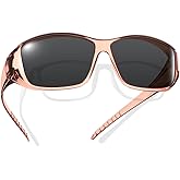 TINHAO Polarized Fit Over Sunglasses Wrap Around Over Glasses for Men Women Driving UV Protection