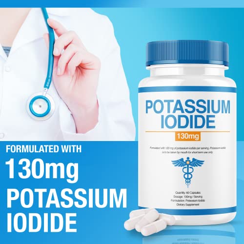 Potassium Iodide Tablets 130 mg KI Potassium Iodide Best Support YODO