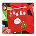 Megrocle 24 Pack of Mini Christmas Greeting Cards & Envelopes - 24 Designs Xmas Party Supplies Invitation Perfect hand delivery Christmas Cards-2.7 x 2.7 Inches