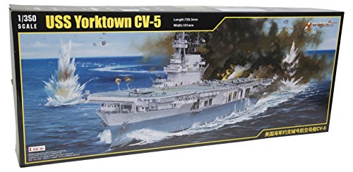 MRT65301 1:350 Merit USS Yorktown CV-5 [MODEL BUILDING KIT] by Merit International