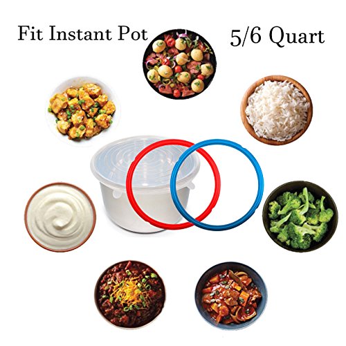 Nice-Components Silicone Lid Cover 8 Quart，Free cooker tag lable,Silicone Sealing Rings, Fit IPDUO80 IP-LUX80,Sweet and Savory Edition Ring - Thumbnail 4