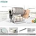 MICOE Dish Drainer Drying Rack with Cutting Board Holder 2 Tier Large Capacity WDT2002