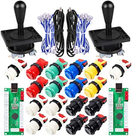 PC用ゲームコントローラー・コンバーター ARCADE CONTROLLER BUTTON MODULE KIT Amazon.com: SJ@JX Arcade Game DIY Kit 2 Player Zero Delay USB