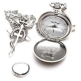 Fullmetal Alchemist Anime Pocket Watch Necklace Ring D