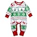 Baby Boys Girls Long Sleeve Christmas Snowflake Reindeer Print Romper