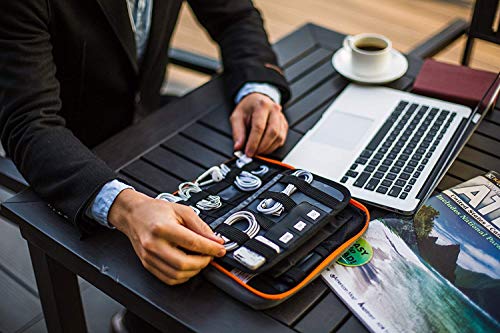 image for BAGSMART Electronic Organizer Travel Cable Organizer Bag Portable Elec