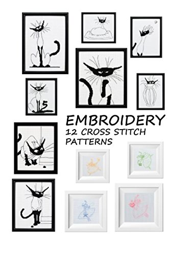 Embroidery 12 cross stitch patterns by Katerina Pavlyuk