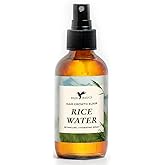 Rice Water For Hair Growth by Baja Basics, Thickness, Strength, Shine - Leave-in Conditioner for Scalp, Dry Split End Moisturizer - Fermented Rice Water Spray for Curly, Straight, Thick, Thin Hair 4oz