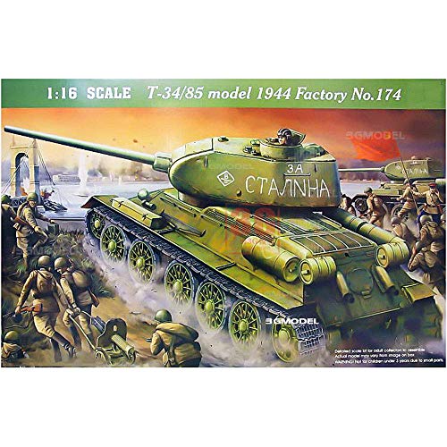 XHH Panzermodell Militärische Panzerpuzzle-Modellbausätze, sowjetisches T34-85-Panzerpuzzle-Modell im Maßstab 1:16… – Bild 3
