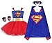 AQTOPS Super Hero Costume Little Girls