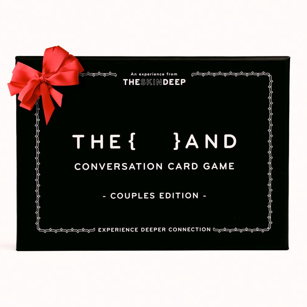 Couples Edition Conversation Card Game - 199 Meaningful Conversation Cards for Couples - Questions to Deepen Connection & Build Relationships - Romantic 2 Player Game for Date Night by The Skin Deep