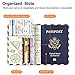 Fintie Passport Holder Travel Wallet RFID Blocking PU Leather Card Case Cover, Frontier